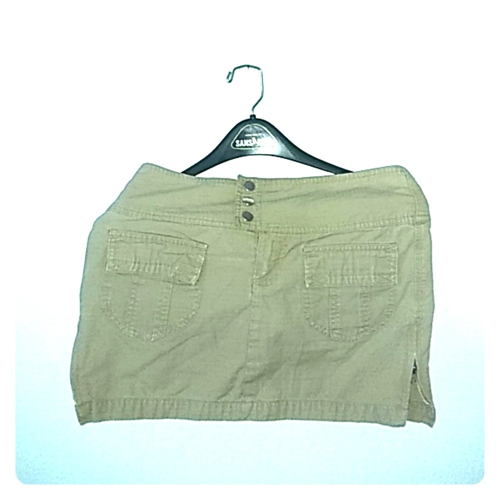 Khaki skirt